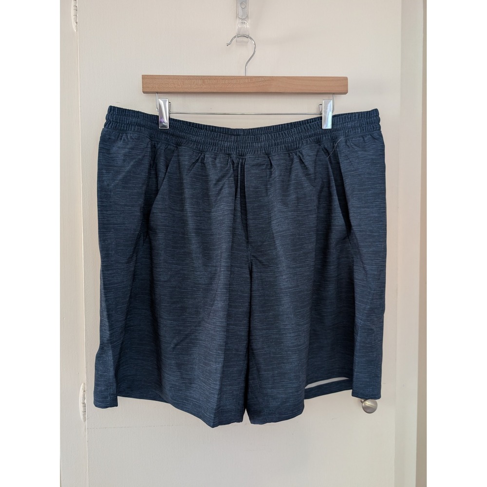 The Normal Brand Workout Shorts Navy Heather XXL Workout Sport Gym Training New